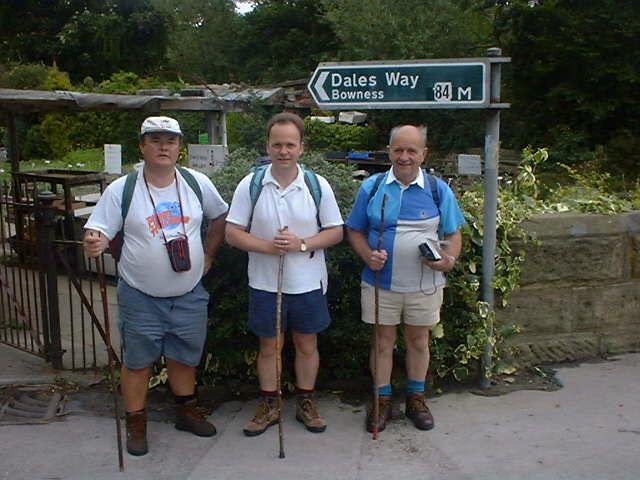 start of dales way in Ilkley