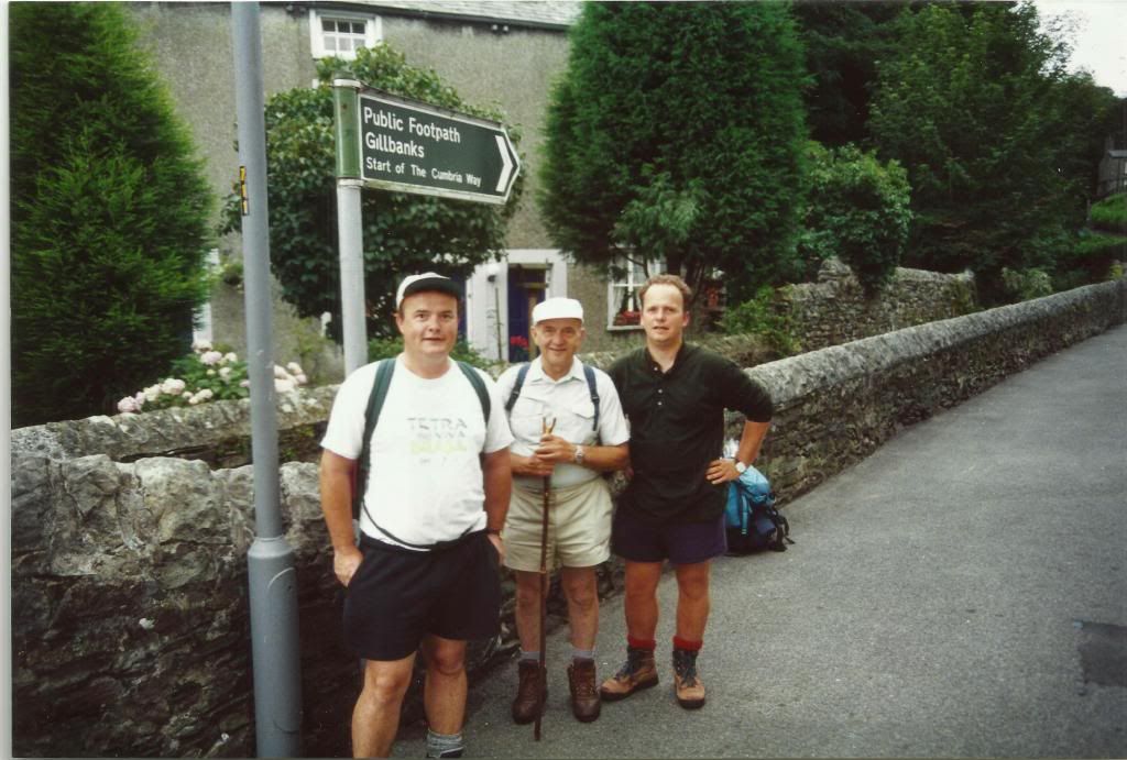 start of Cumbria way in Ulverston