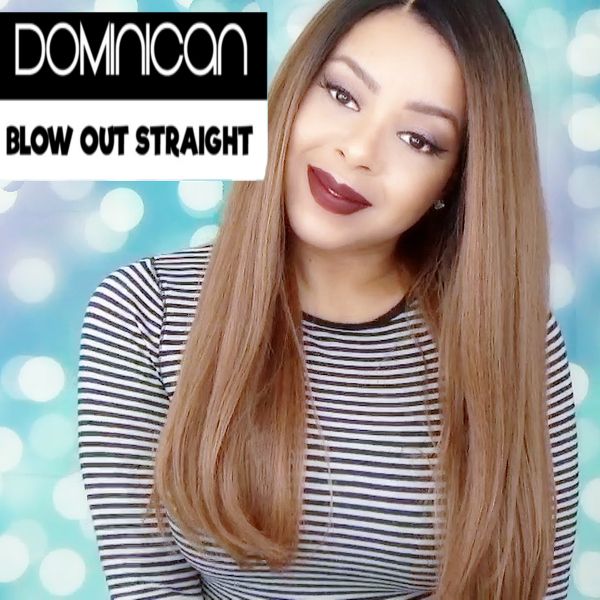 Outre Batik Dominican Blow Out Straight Lace Front Wig Girl