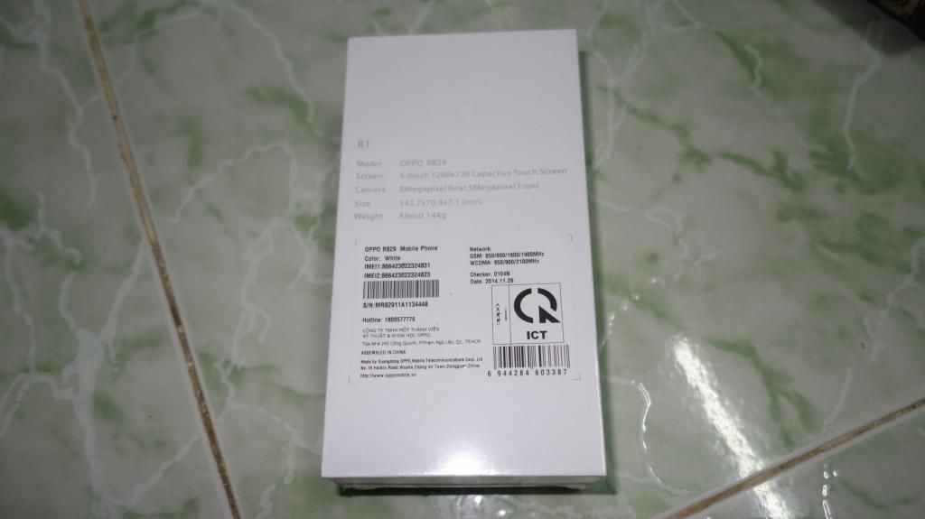 Bán nhanh OPPO R829 White mới 100% Nguyên seal, BH chính hãng 1 năm, giá rẻ nhất - 1