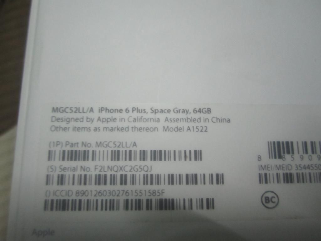 Bán Iphone 6 Plus gray 64G FullBox mới 99%, xài được 3 tuần, giá tốt nè