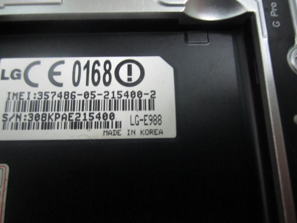 Bán LG Pro E988 Trắng mới 99% ko 1 vết trầy, zin 100%, giá rẻ nhất nè - 1