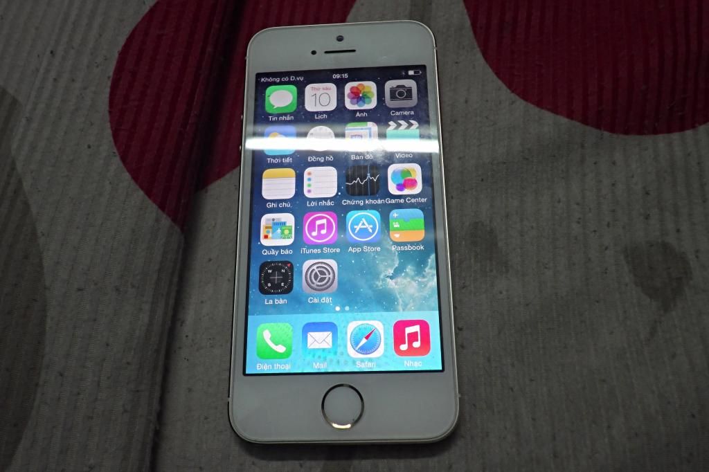 Bán nhanh Iphone 5S 16G Gold Quốc Tế 7.1.1 mới 99%,còn BH 5/2015, giá rẻ nhất nè
