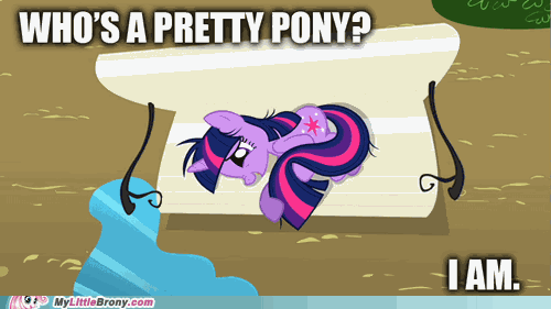 My little pony friendship is magic animation photo: Twilight Sparkle is a pretty pony.  ^_^ WhosAPrettyPony_zps367061fd.gif